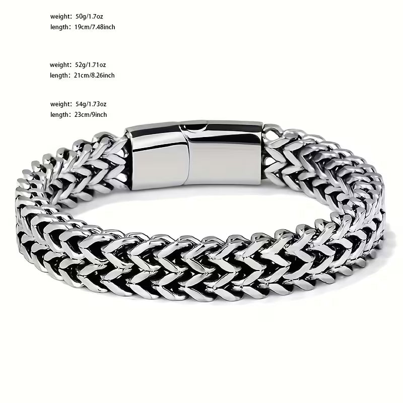 Stainless Steel Men'S Braided Bracelet