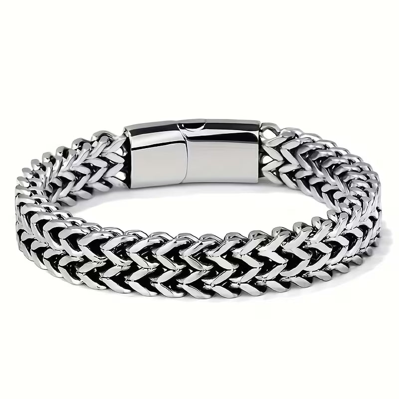 Stainless Steel Men'S Braided Bracelet
